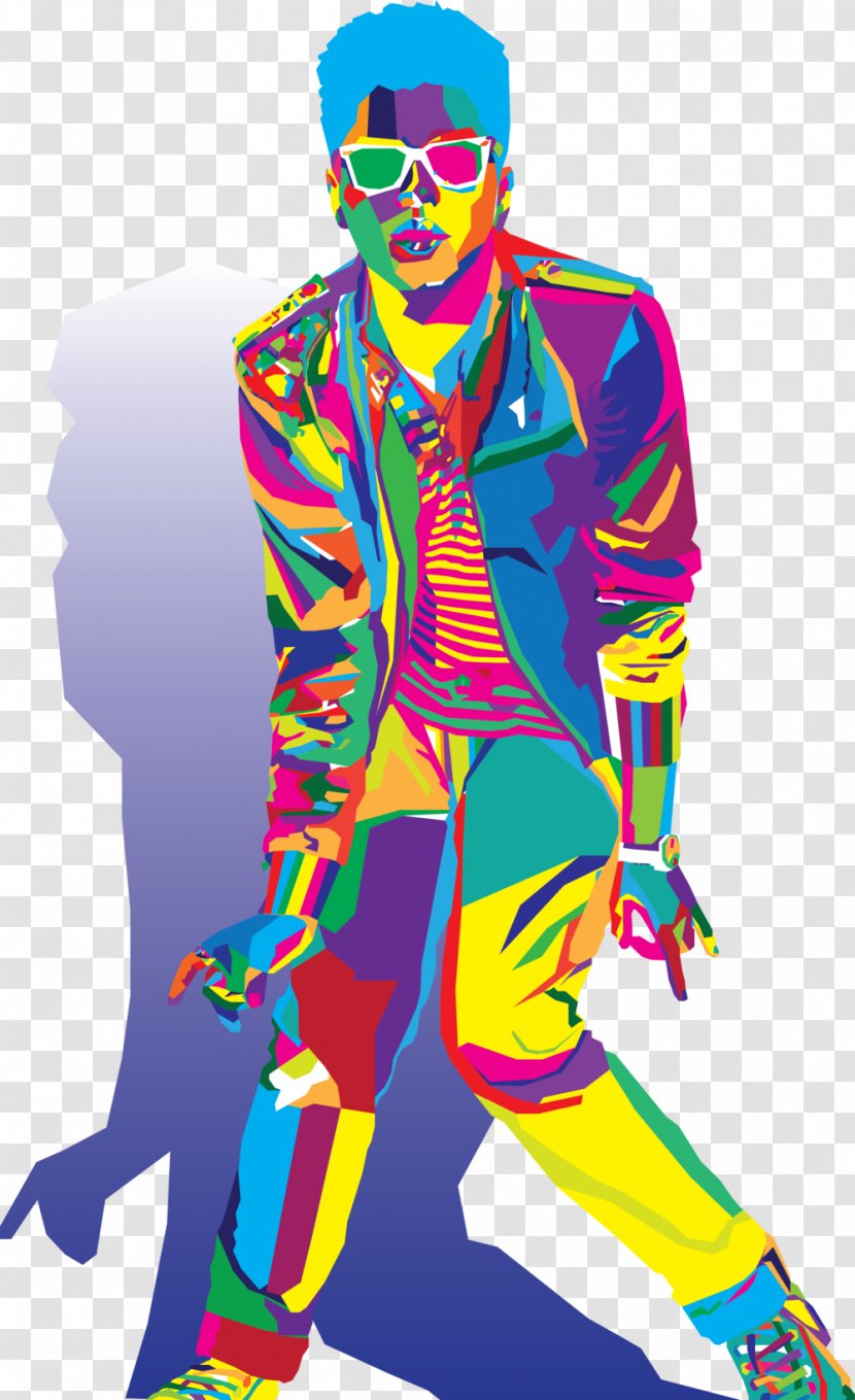 WPAP Drawing Musician - Clothing - Costume Transparent PNG