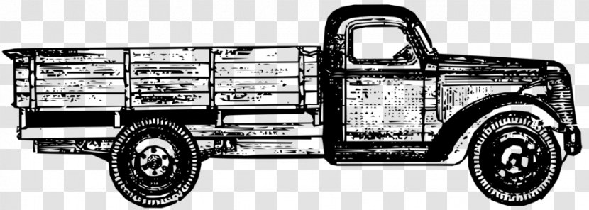 Pickup Truck Car Clip Art Vector Graphics - Bed Part - Nuts Confederate Transparent PNG