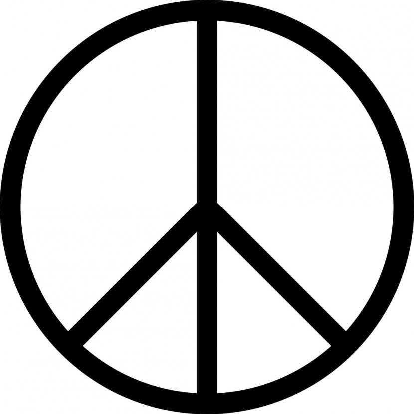 Peace Symbols Clip Art - Campaign For Nuclear Disarmament Transparent PNG