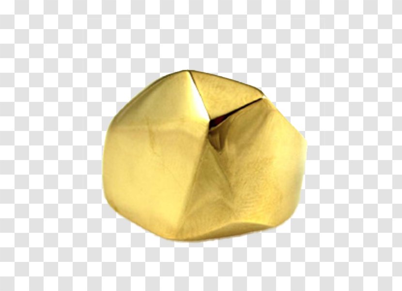 Ring Alloy Mvintage Jewellery Gold - Polyhedron Transparent PNG