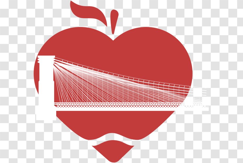 Brooklyn Bridge Apple Fifth Avenue Heart Logo - Cartoon - Acquaintance Mockup Transparent PNG