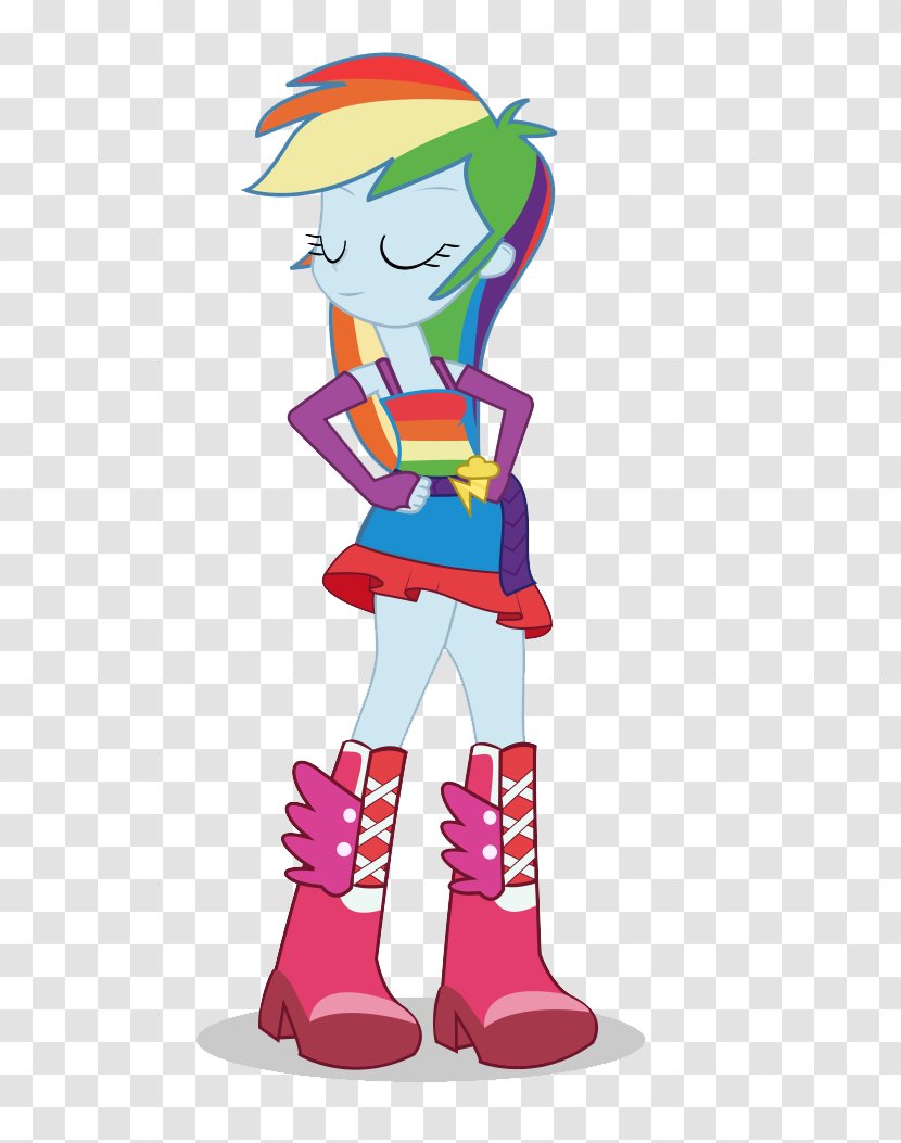 Rainbow Dash My Little Pony: Equestria Girls - Cartoon - Transparent Transparent PNG