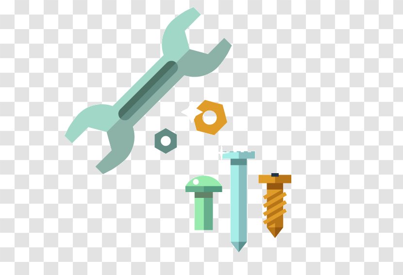 Wrench Tool Cartoon - Text - Spanner Decoration Appliances Transparent PNG