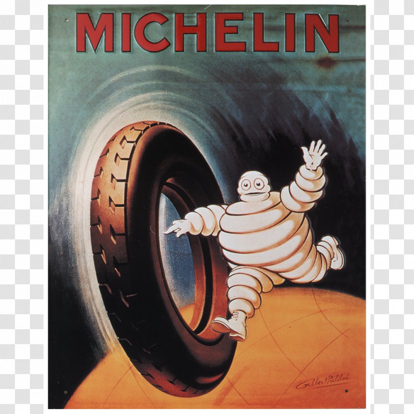 Car Michelin Man Tire Advertising - Printing Transparent PNG
