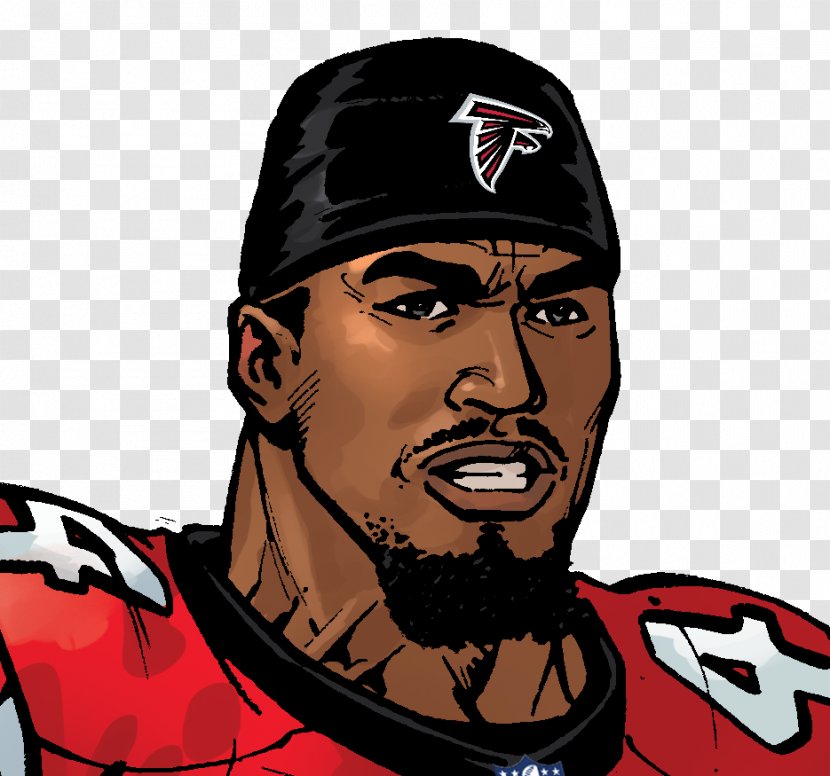 Atlanta Falcons Illustration Beard Cartoon - Nfl Transparent PNG