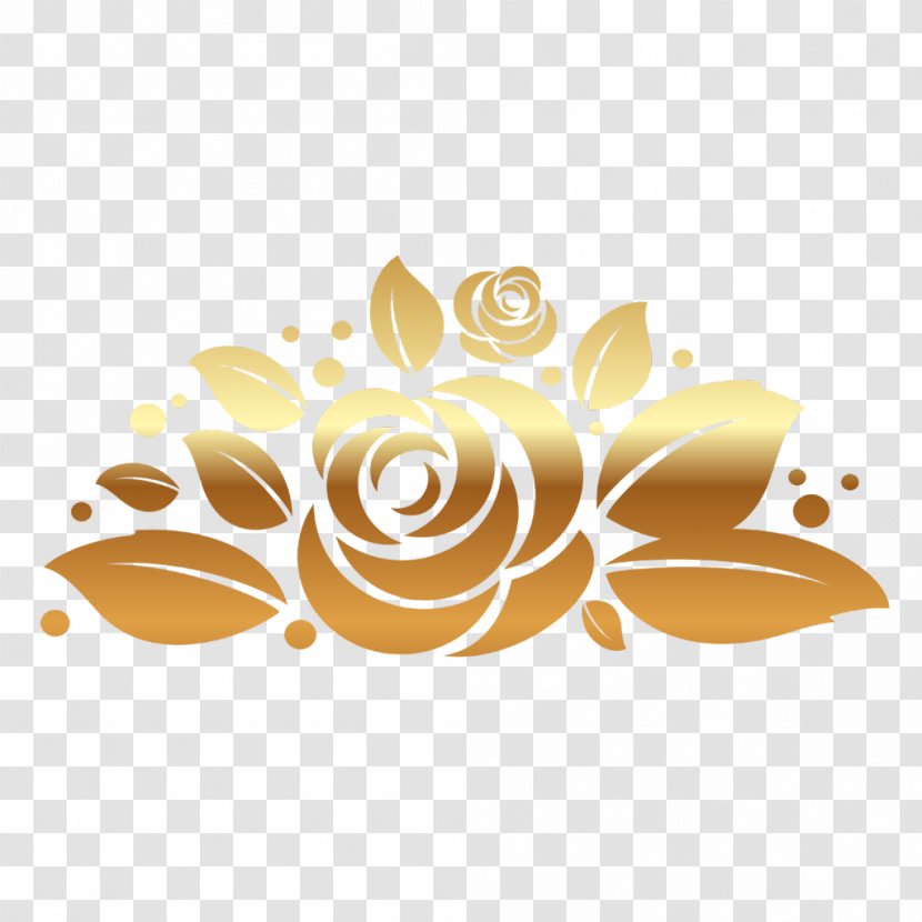 Rose Gold Flower - Plant Transparent PNG