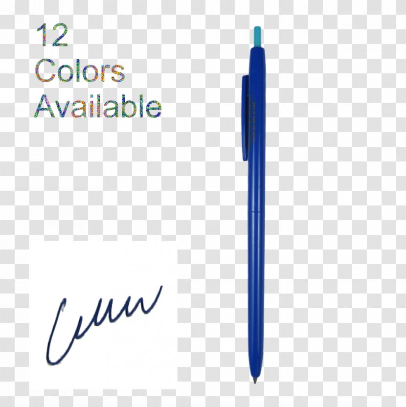 Ballpoint Pen Photo Corners Scrapbooking Stationery - Round Blue Ink Transparent PNG