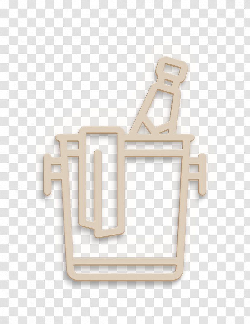 Champagne Icon Bucket Icon Restaurant Elements Icon Transparent PNG