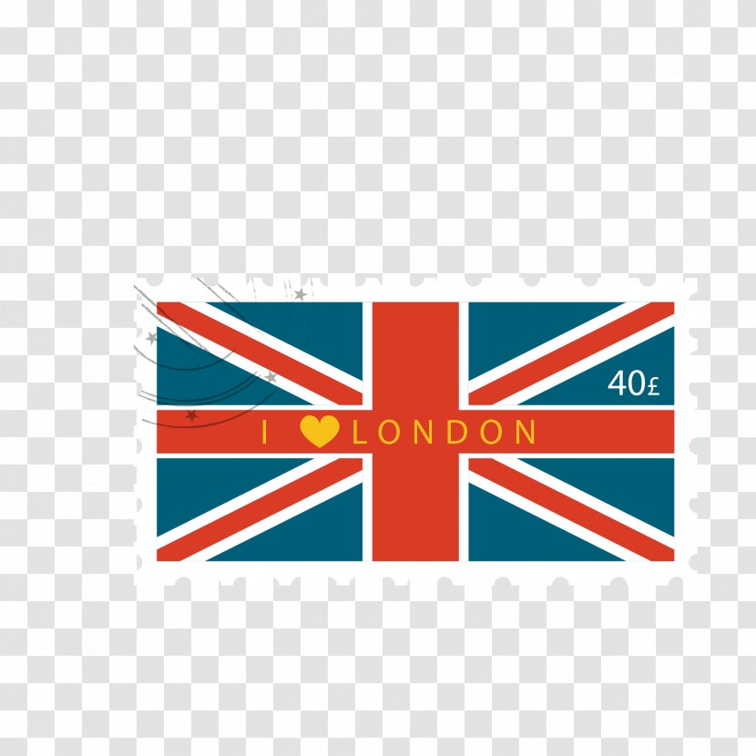 England Flag Of The United Kingdom British Empire Great Britain On Which Sun Never Sets - English - Stamps Transparent PNG