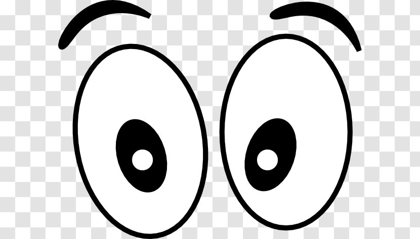Eye Black And White Clip Art - Symbol - Cartoon Eyes Cliparts Transparent PNG