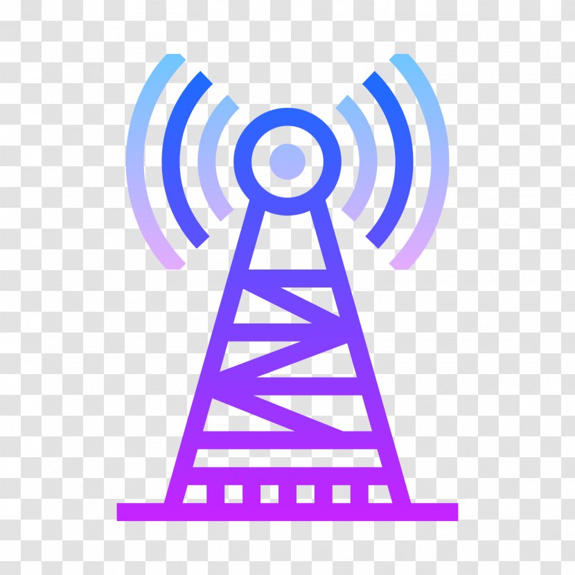 Tower Clip Art - Purple - Radio Icon Transparent PNG