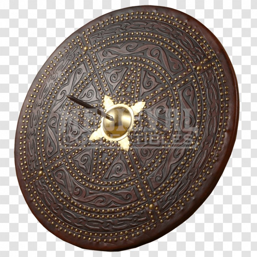 Culloden Middle Ages Targe Shield Medieval Reenactment - Copper Transparent PNG