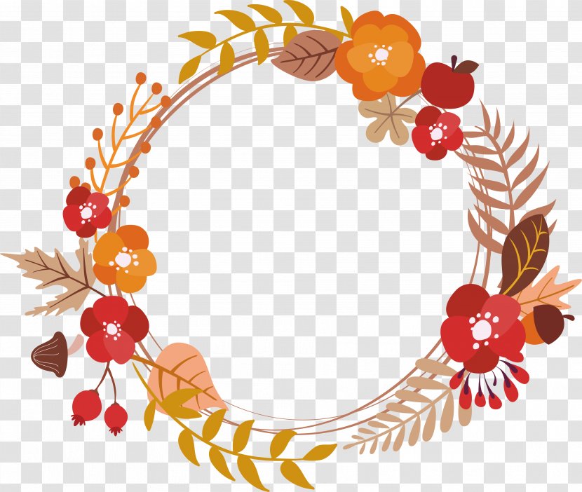 Autumn Euclidean Vector - Logo - A Small Orange Blossom Box Transparent PNG