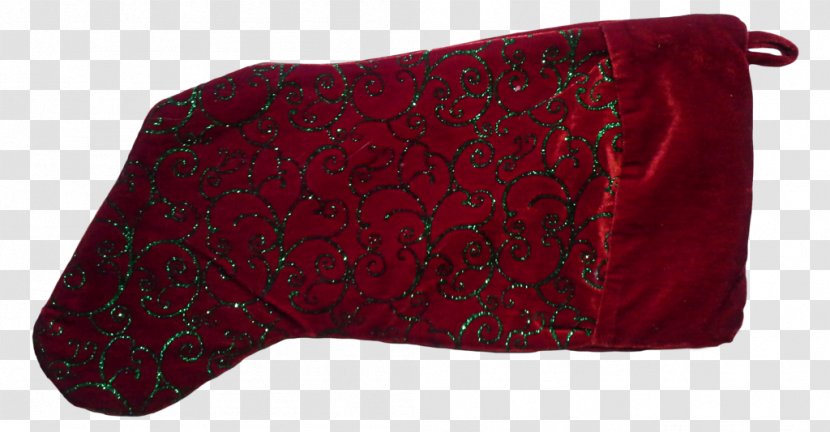 Velvet - Red - Stocking Transparent PNG