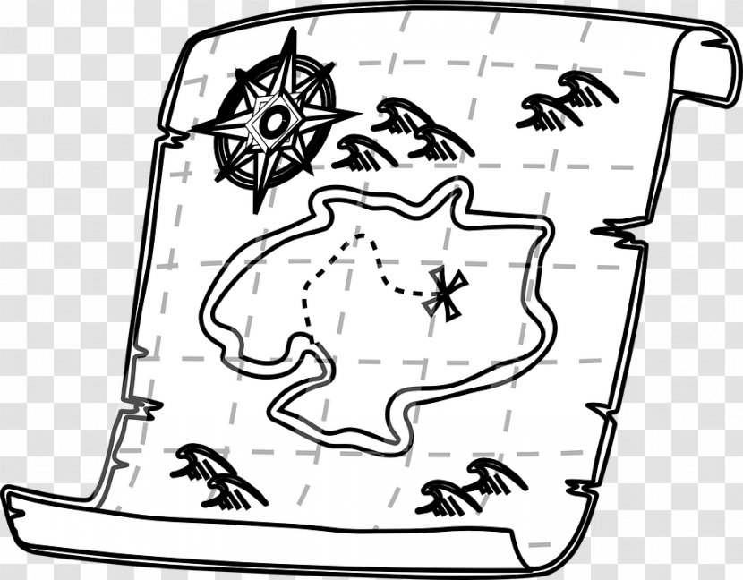 Treasure Map White Clip Art - Road Transparent PNG