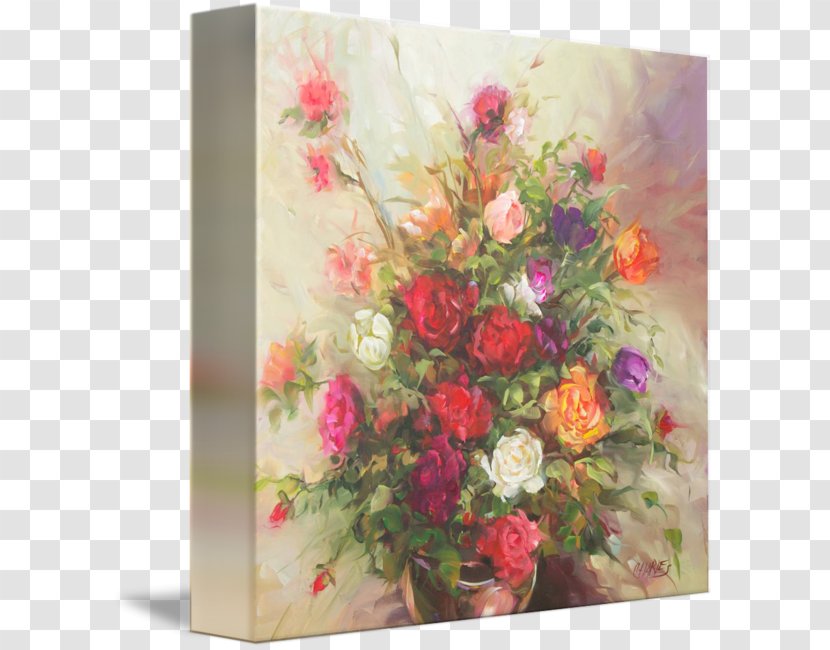 Floral Design Painting Flower Rose Beth Charles Art & Studios - Leslie Transparent PNG