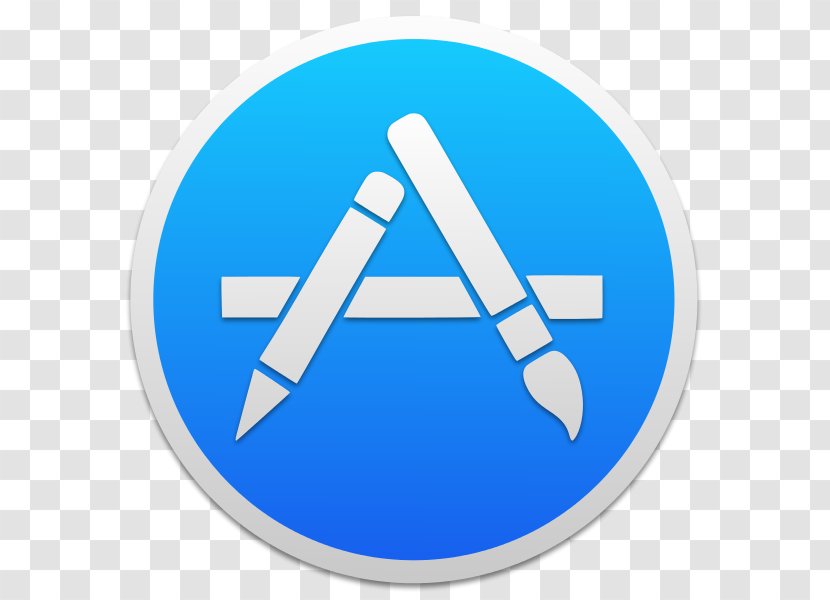 Mac App Store MacOS Apple - Blue Transparent PNG