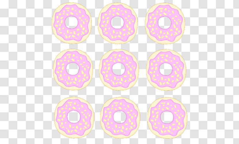 Circle Pink M Pattern Transparent PNG