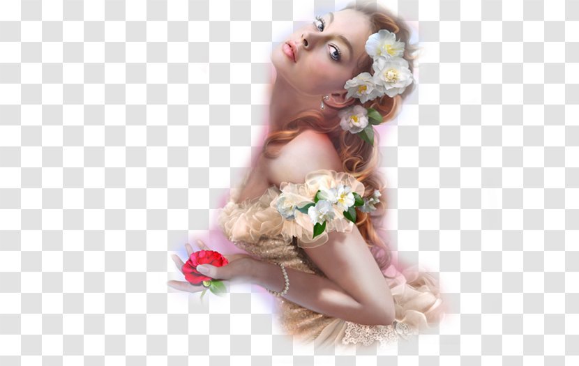 Woman Fantasy The Lady Of Camellias Clip Art Image Transparent PNG
