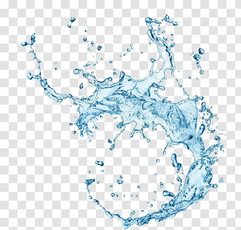 Water Drop Stock Photography Splash - Spilled Out Of The Transparent PNG