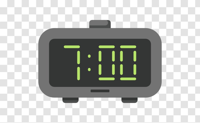 Alarm Clock Timer Digital Icon - Data - Watch Transparent PNG