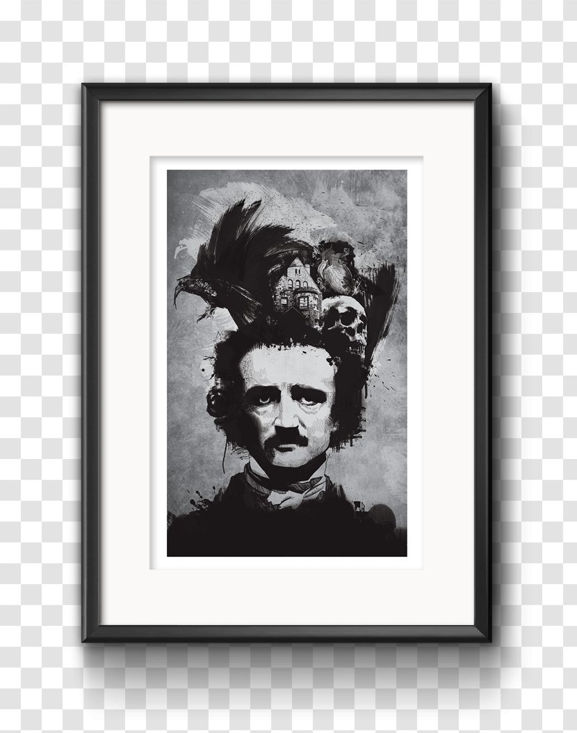 Edgar Allan Poe The Raven Fall Of House Usher El Poder De Las Palabras Murders In Rue Morgue - Frame Mockup Transparent PNG