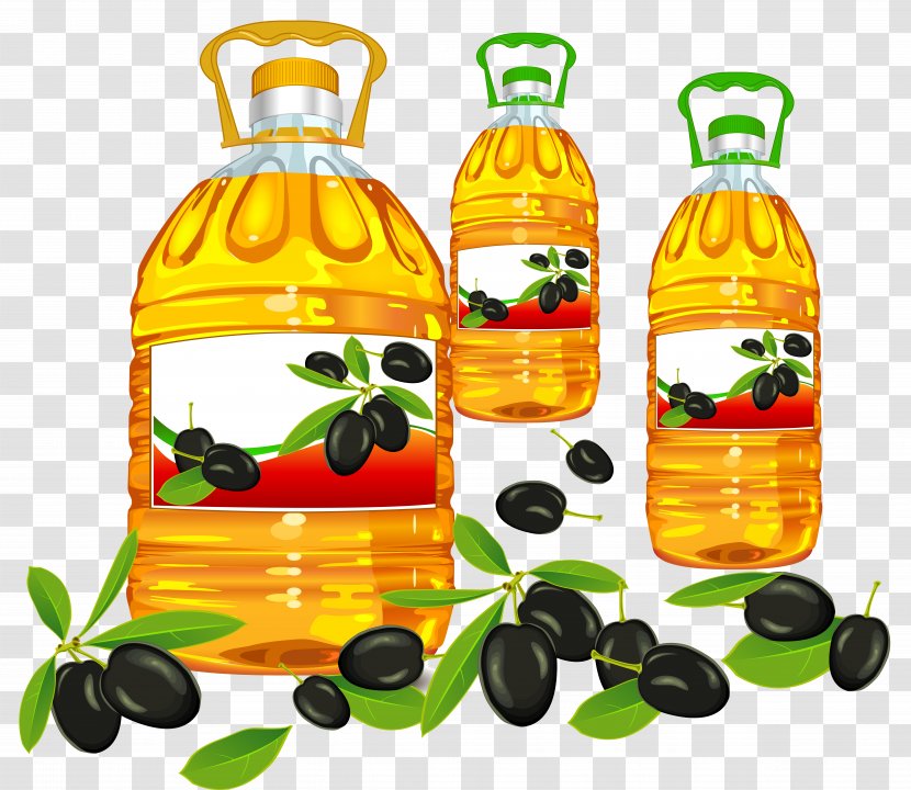 Cooking Oil Olive Palm Clip Art - Glass Bottle - Soybean Transparent PNG
