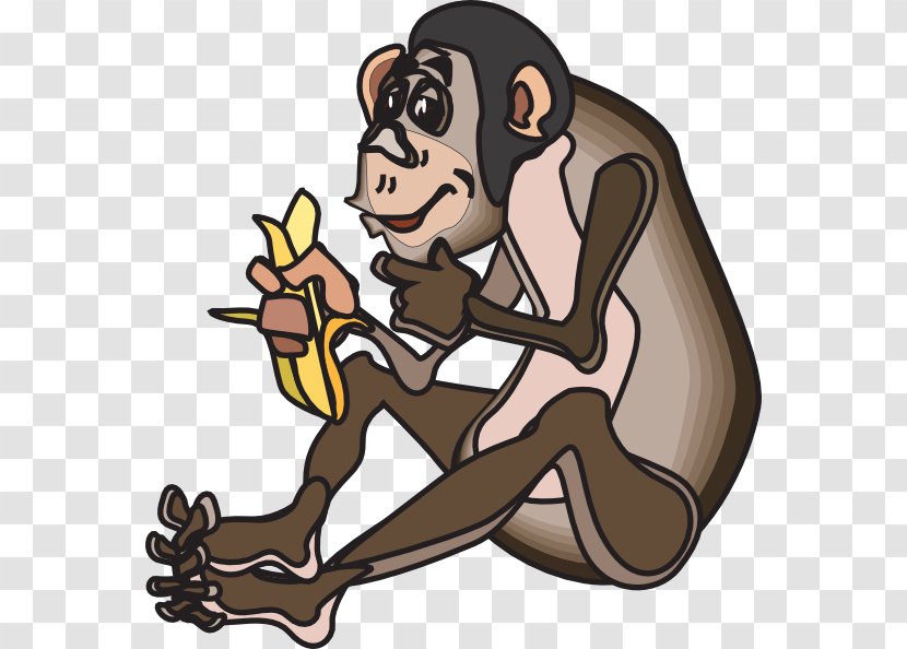 Chimpanzee Monkey Animation Clip Art - Cliparts Transparent PNG