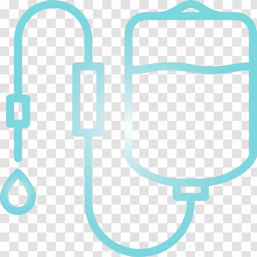 Turquoise Line Transparent PNG