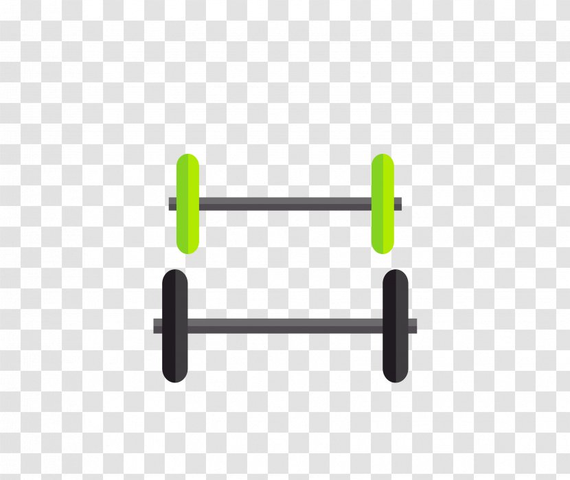 Green Dumbbell Exercise Equipment - Plot - Vector Black And Fitness Group Transparent PNG