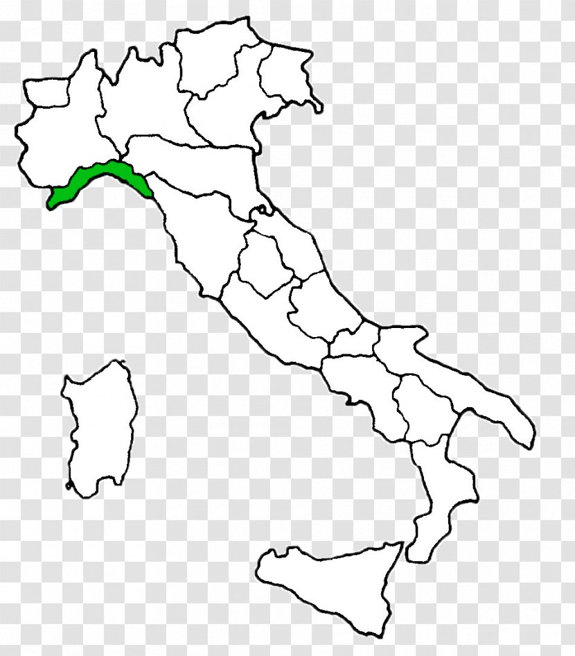 Regions Of Italy Veneto Regioni D'Italia Carta Geografica Marche Transparent PNG