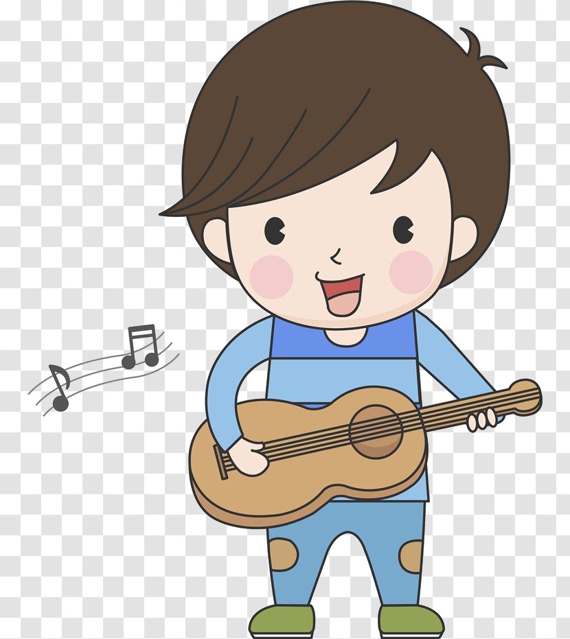 Download - Heart - Cartoon Boy Singing Transparent PNG