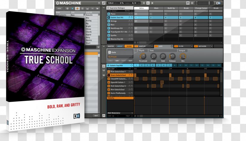 Sound School Maschine Wave Distribution UBK Fatso EL7 Electronic Musical Instruments - Instrument - Prise Transparent PNG