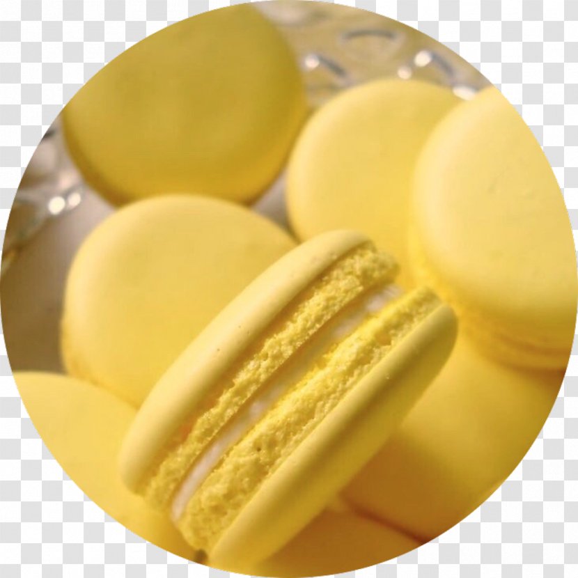 Macaron Macaroon Food Pastry Buttercream - Yellow Aesthetic Pastel Transparent PNG