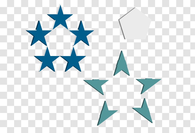 Five-star Rank Five Star Bank 5 Polygons In Art And Culture - Logo - General Of The Army Transparent PNG