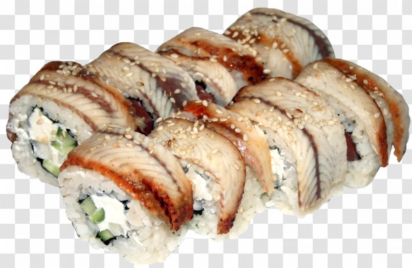 Sushi Japanese Cuisine Makizushi California Roll Dish Transparent PNG