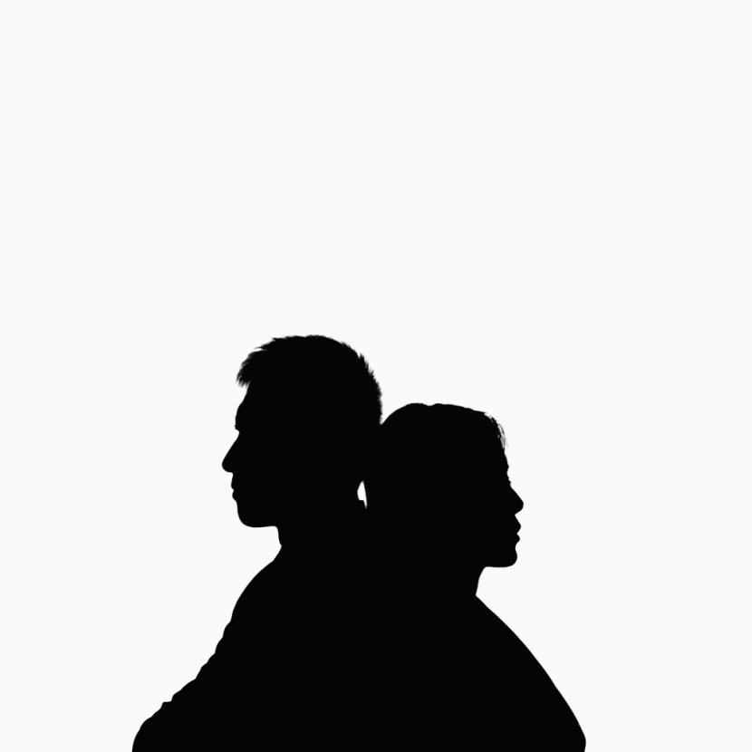 Silhouette Photography Black And White Woman - Smile - Shadow Transparent PNG
