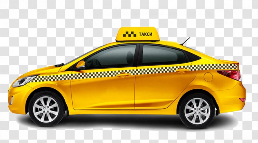 Taxi Car Hyundai Accent Motor Company - Chauffeur Transparent PNG