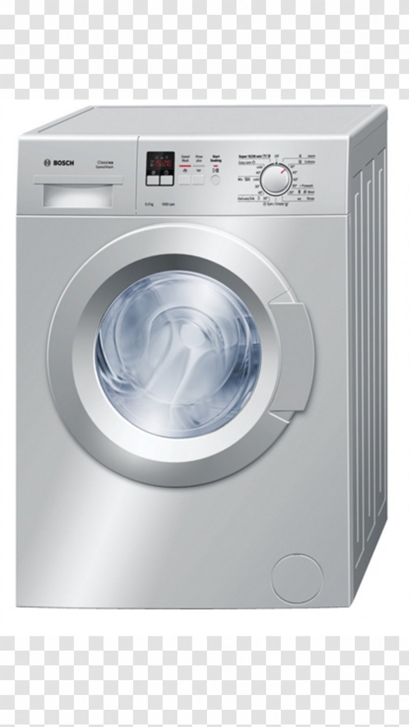 Washing Machines BSH Hausgeräte Robert Bosch GmbH Home Appliance - Silver Grey Machine Transparent PNG