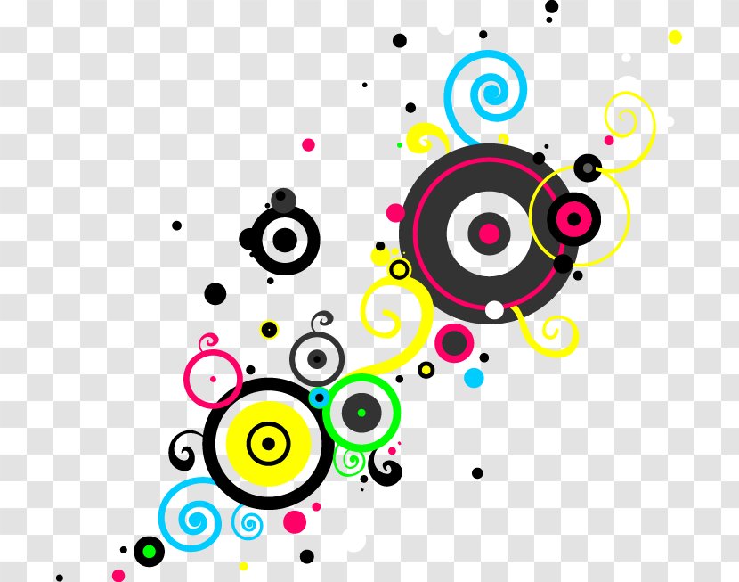 Photography Clip Art - Number - Colorful Abstract Dots Circle Transparent PNG