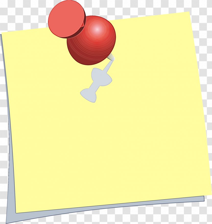 Paper Yellow Rectangle Font Design - Envelope - Balloon Postit Note Transparent PNG