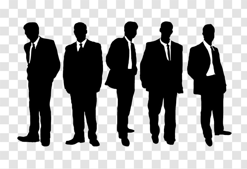 Silhouette Businessperson Clip Art - Standing - Business Man Transparent PNG