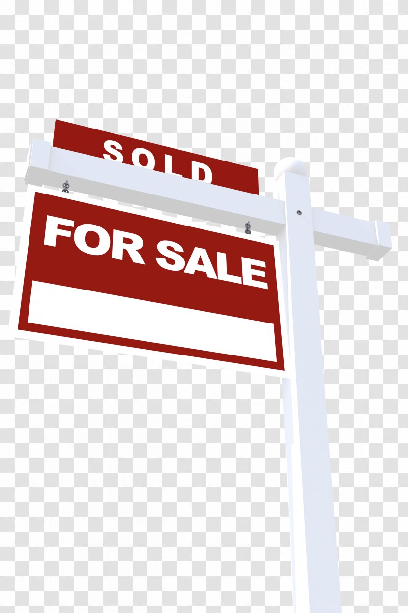 Sales Real Estate Agent House Property - Signage Transparent PNG