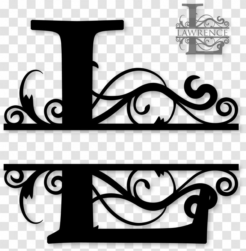 Monogram Clip Art - Initial - Decorative Paper Love Letter Transparent PNG