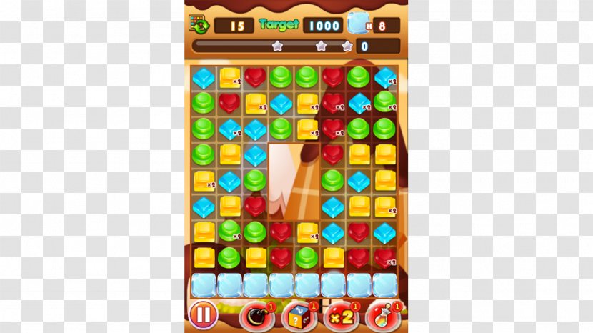 Jelly Blast Relaxing Match 3 Candies Candy Gelatin Dessert Microsoft - Video Game Transparent PNG
