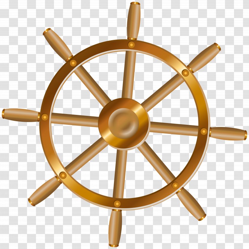 Ship's Wheel Anchor Steering Clip Art - Bedroom - Boat Transparent Image Transparent PNG