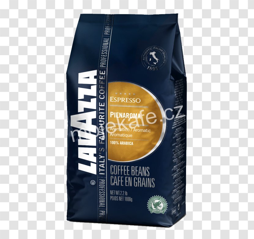 Espresso Coffee Bean Cappuccino Lavazza - Brand Transparent PNG