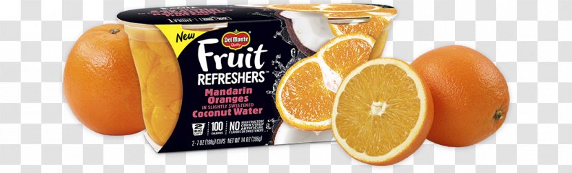 Orange Fruit Cup Juice Del Monte Foods - Fruits Water Transparent PNG