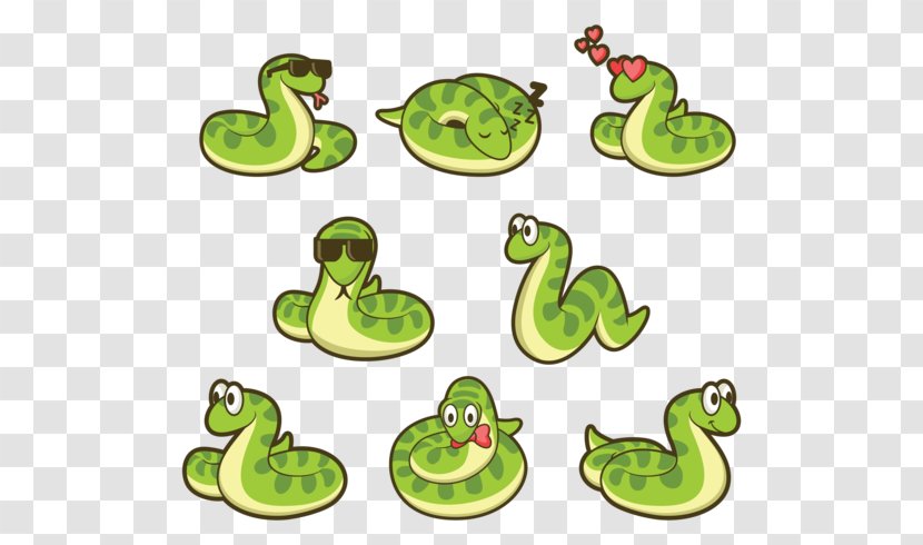 Cartoon Snake Clip Art - Frog Transparent PNG