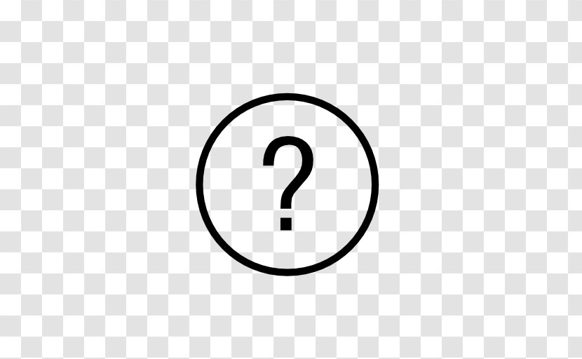 Icon Button Design - Logo - Question Mark Transparent PNG
